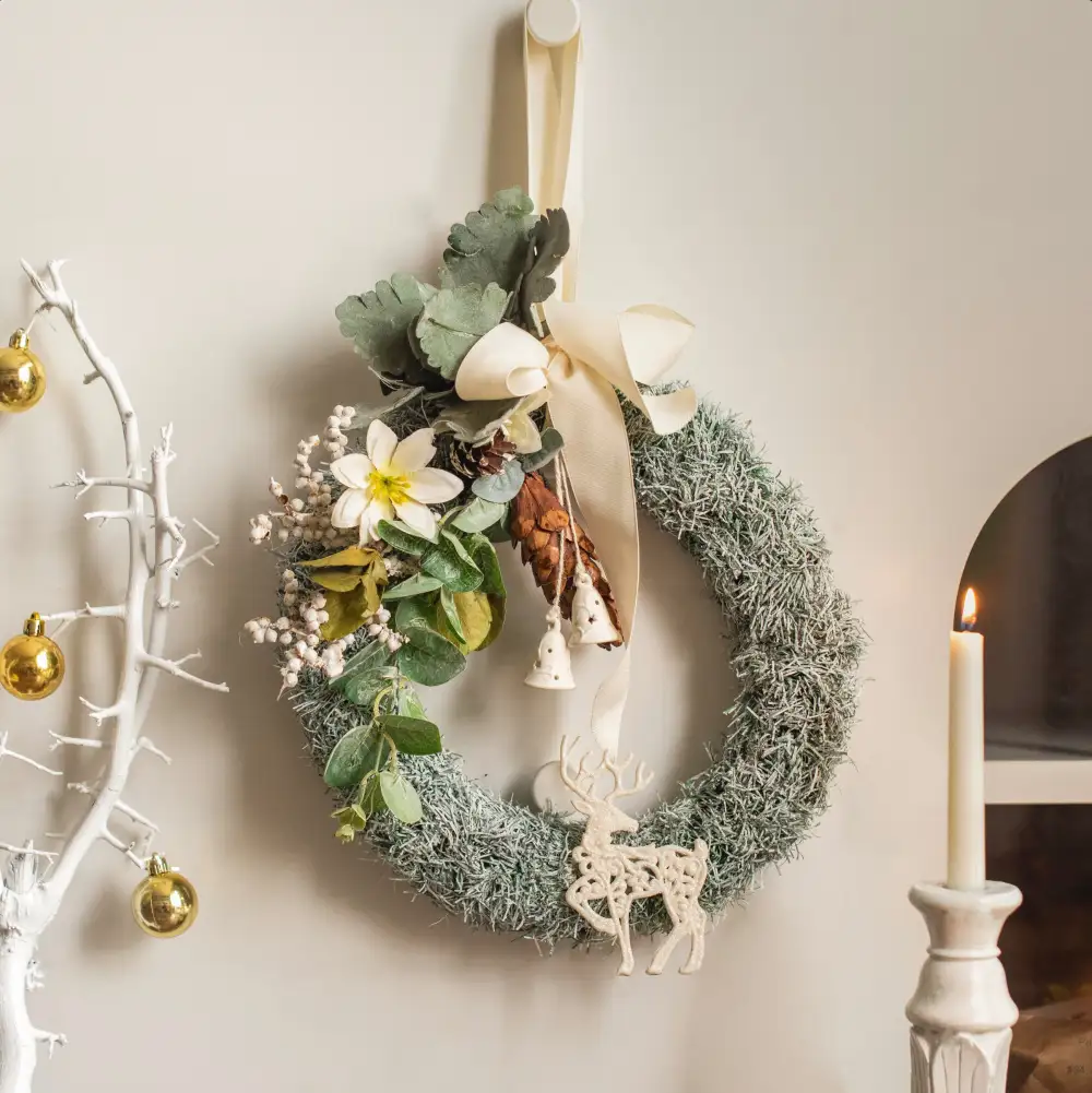 Ornament Accent Christmas Wreath