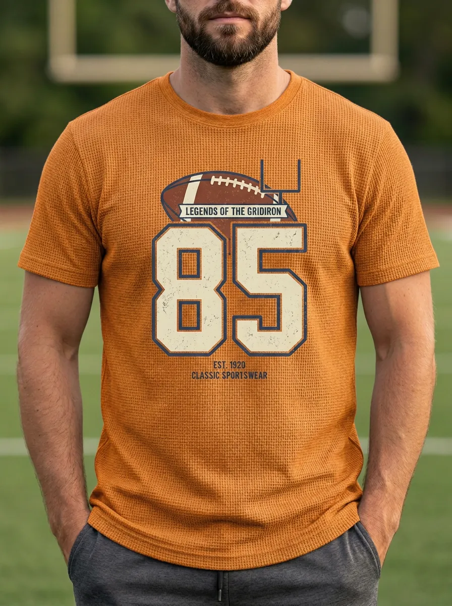 Men's American Football Legends 85 Gridiron Printed T-shirt