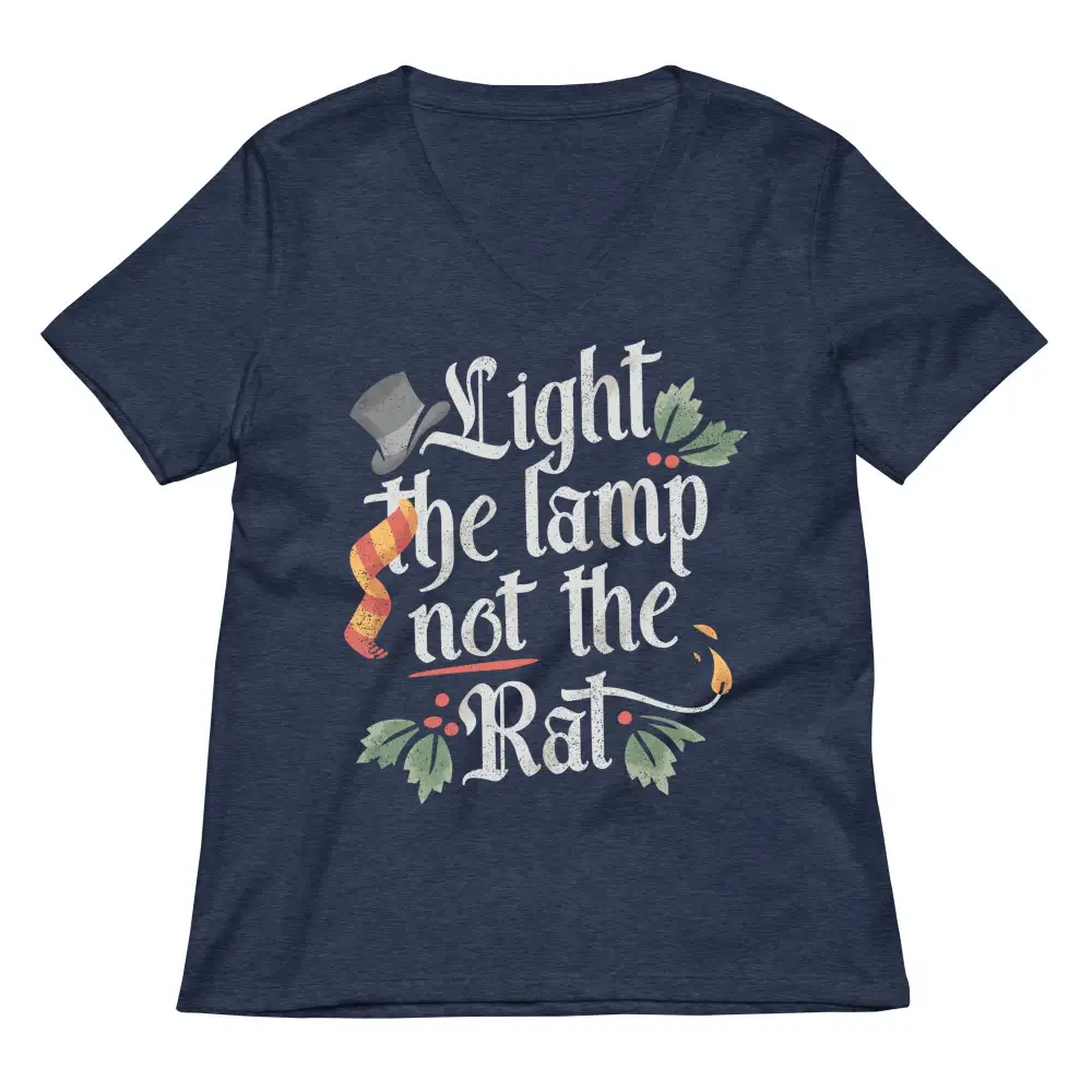 Lamp Rat V Neck Tee