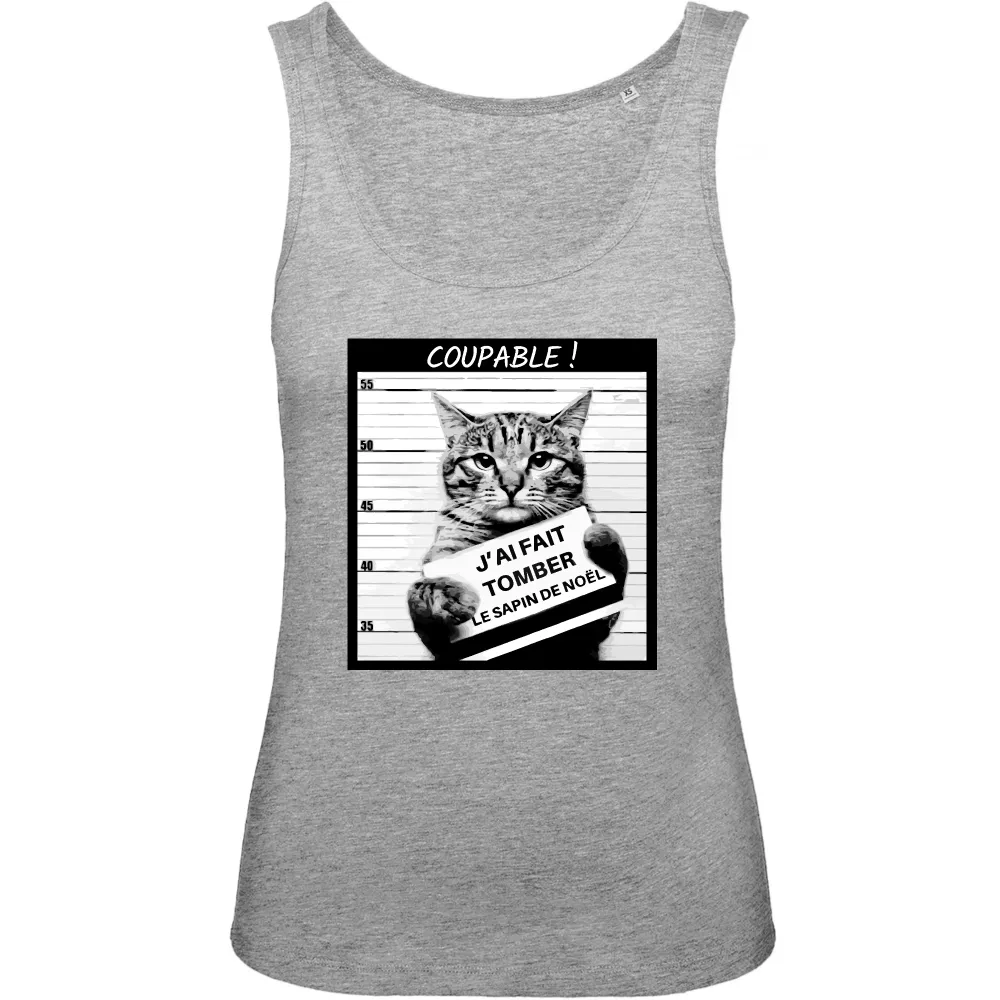 Funny Cat Graphic Tank