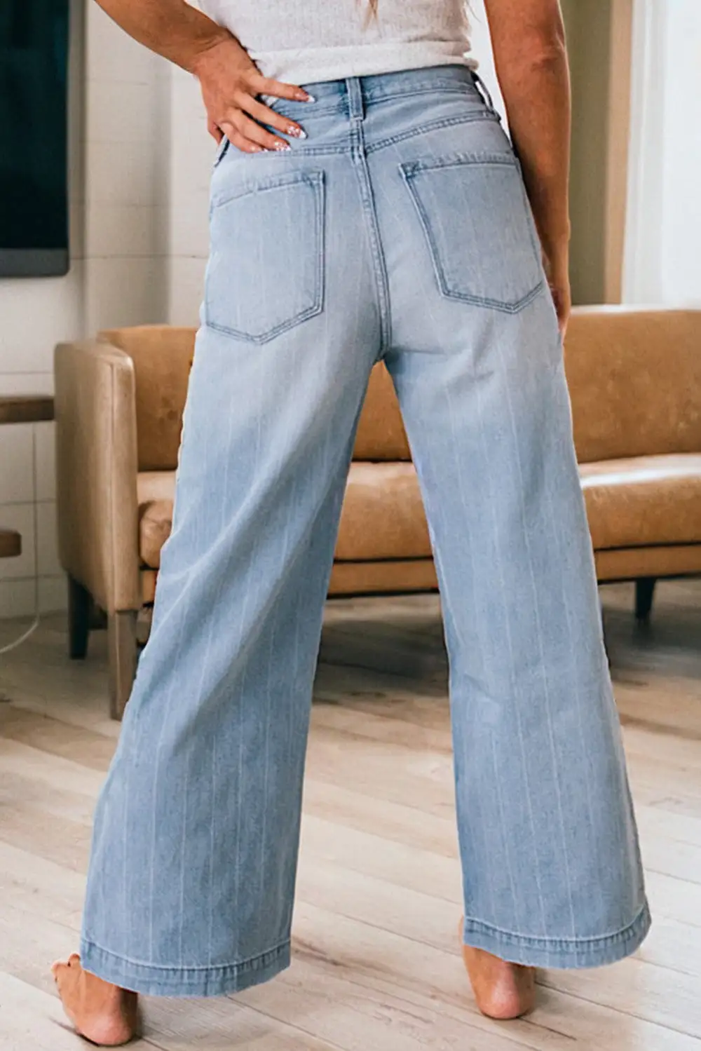 Structured Soft Denim Jeans