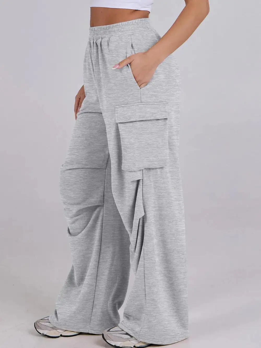 High Waist Wide Leg Pants