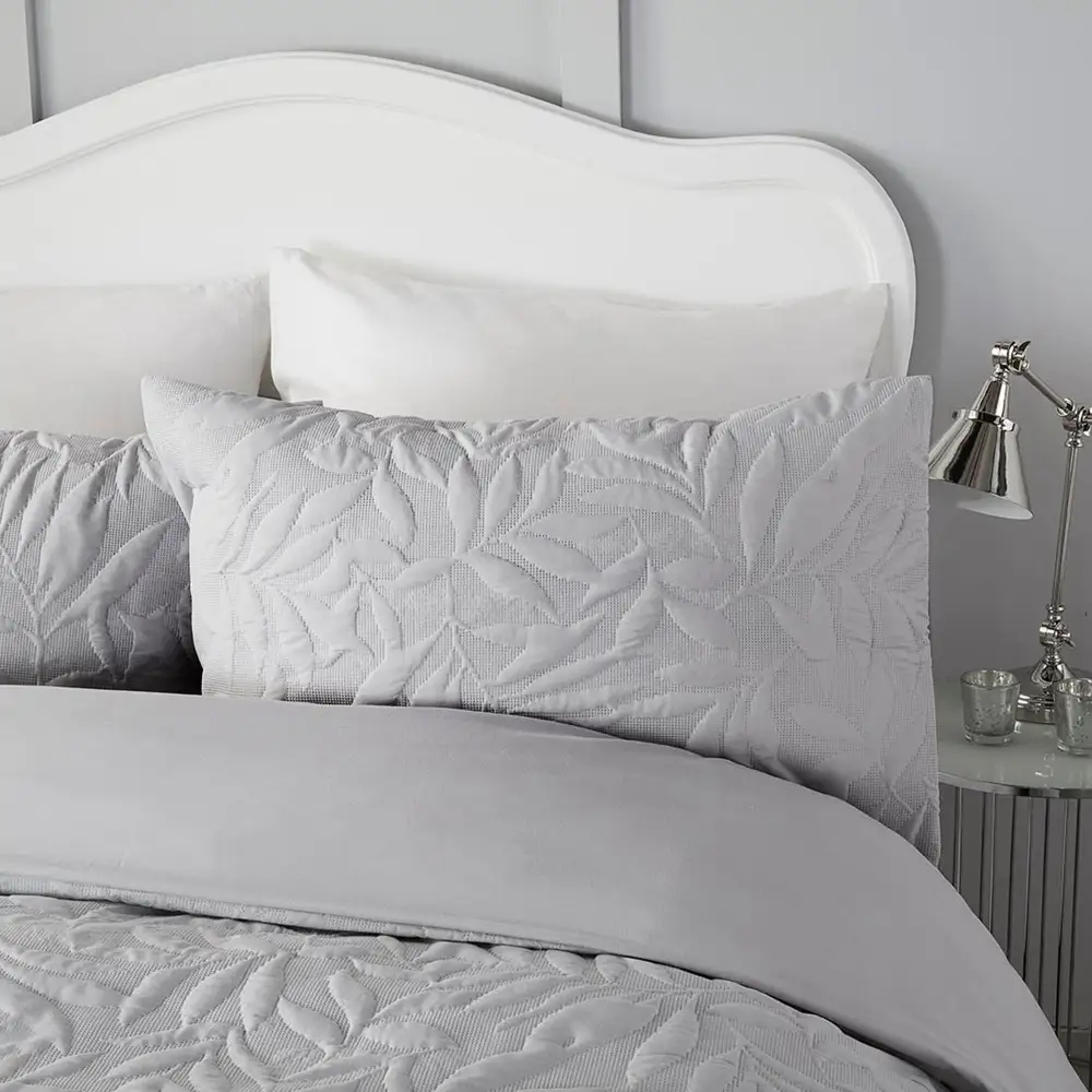 Reversible Floral Microfiber Duvet Cover Set