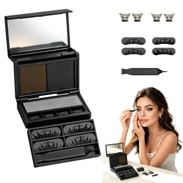 Portable Winged Liner And Beauty Mark Stamping Kit