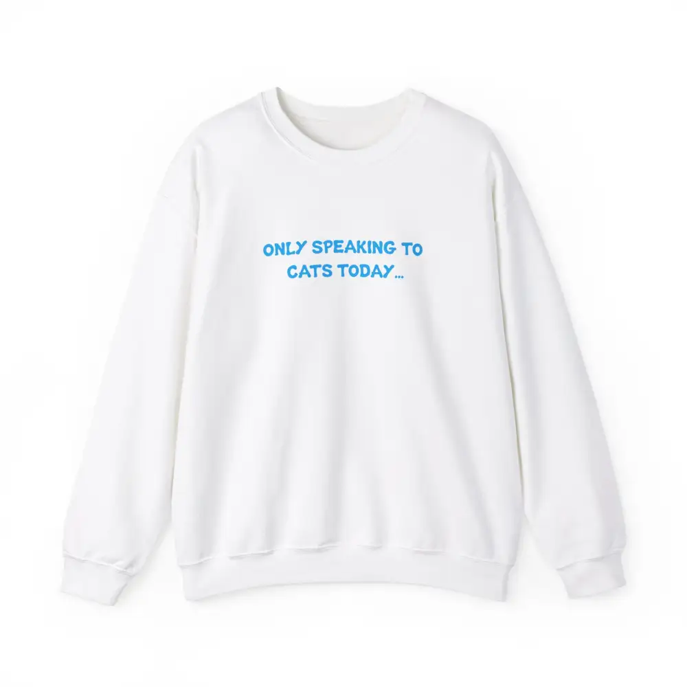 Quiet Cat Graphic Crewneck Sweatshirt