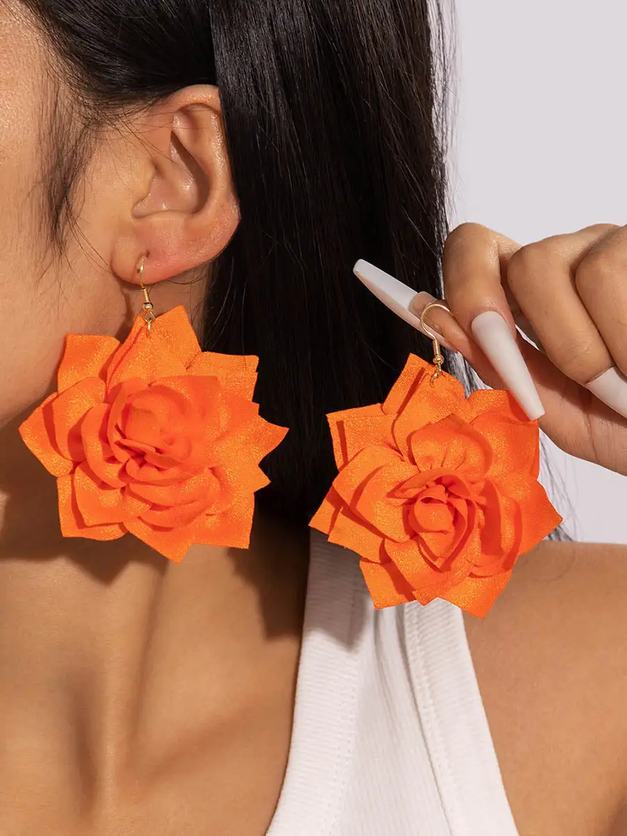 Streamlined Geometric Drop Earrings