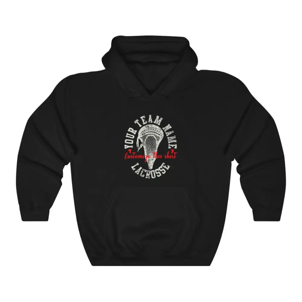 Vintage Lacrosse Stick Head Hoodie