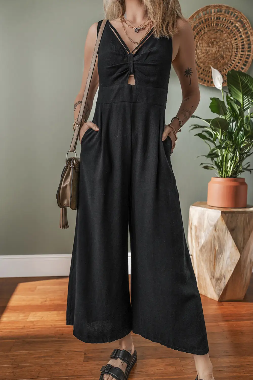 Layered Structured Jumpsuit
