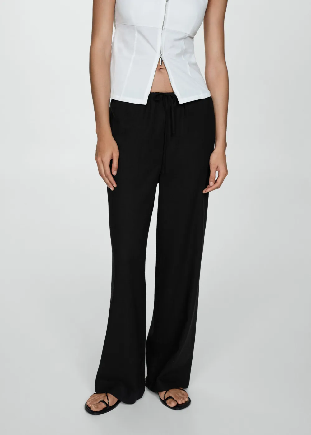Linen Straight Pants
