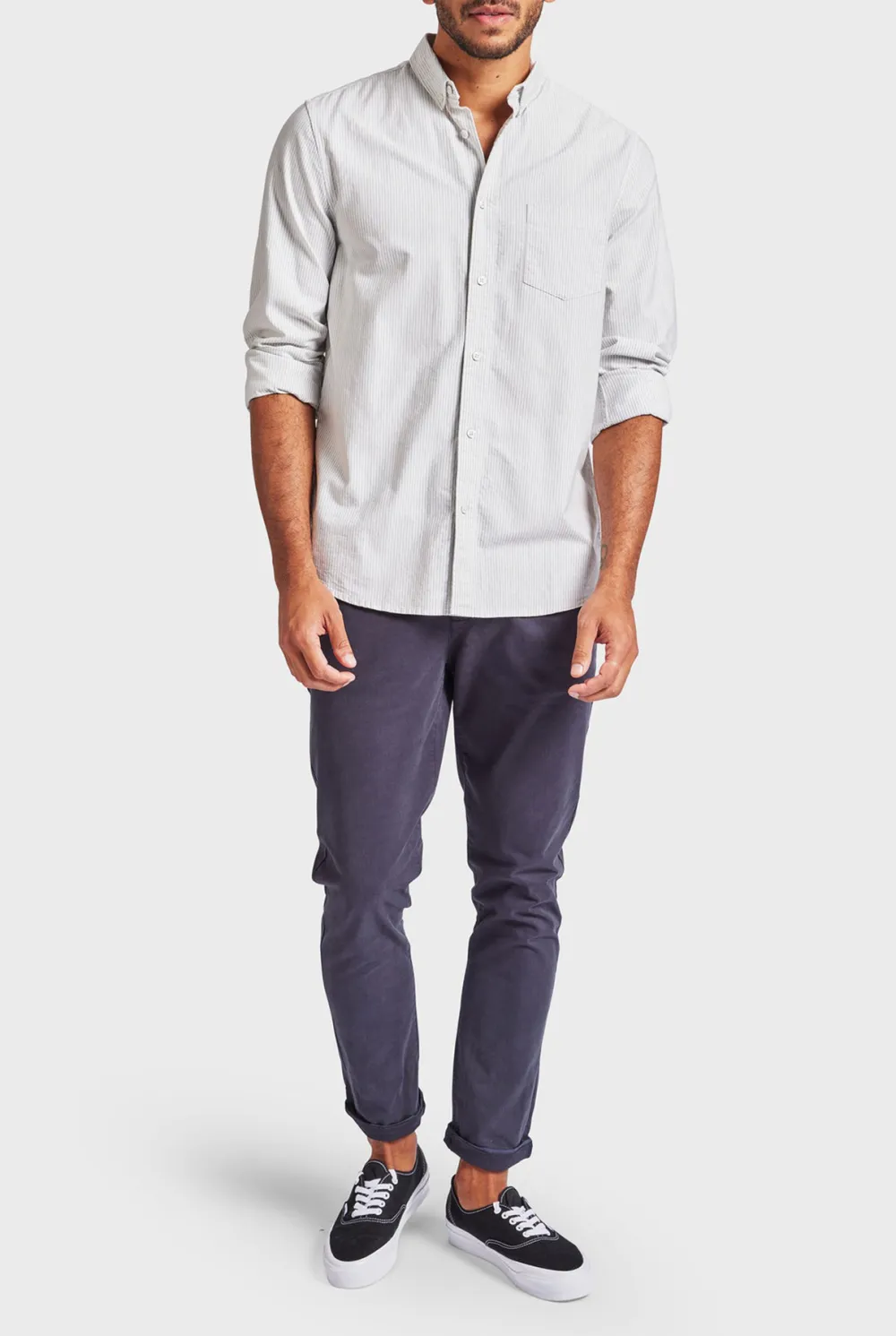 Vintage Oxford Shirt-Dutch blue