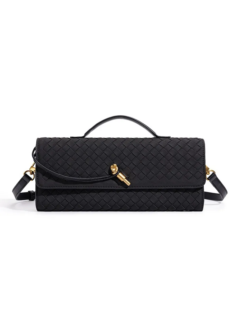 Aurora Hand-Woven Matte Cowhide Bag
