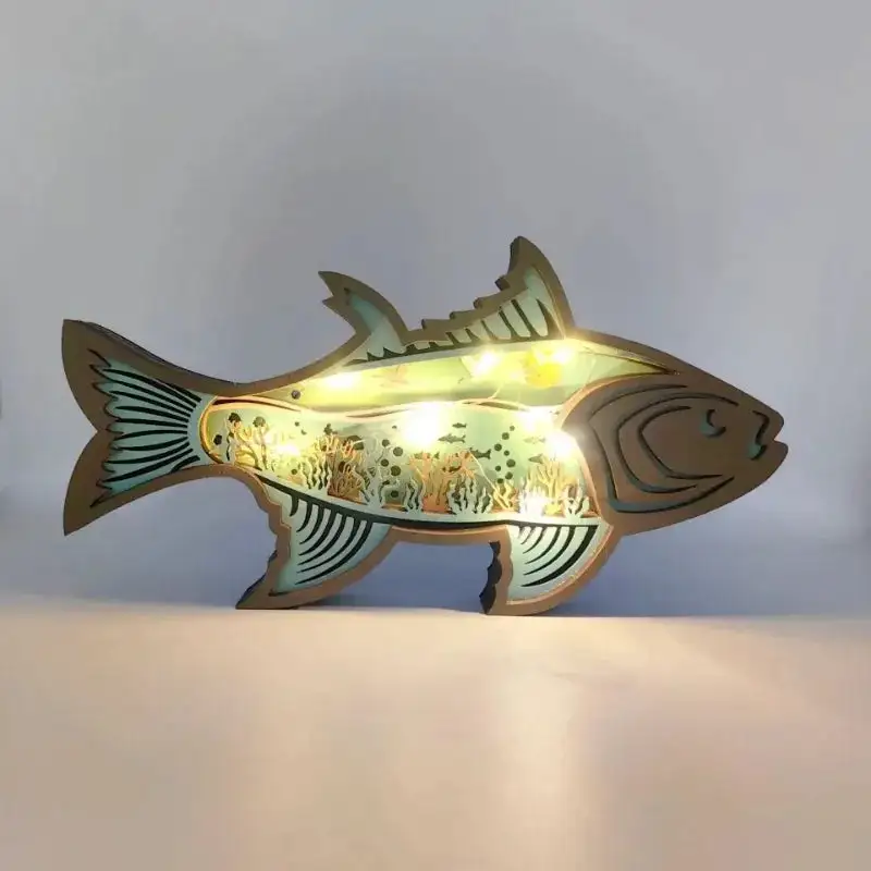 Wooden Decorative Wall Light