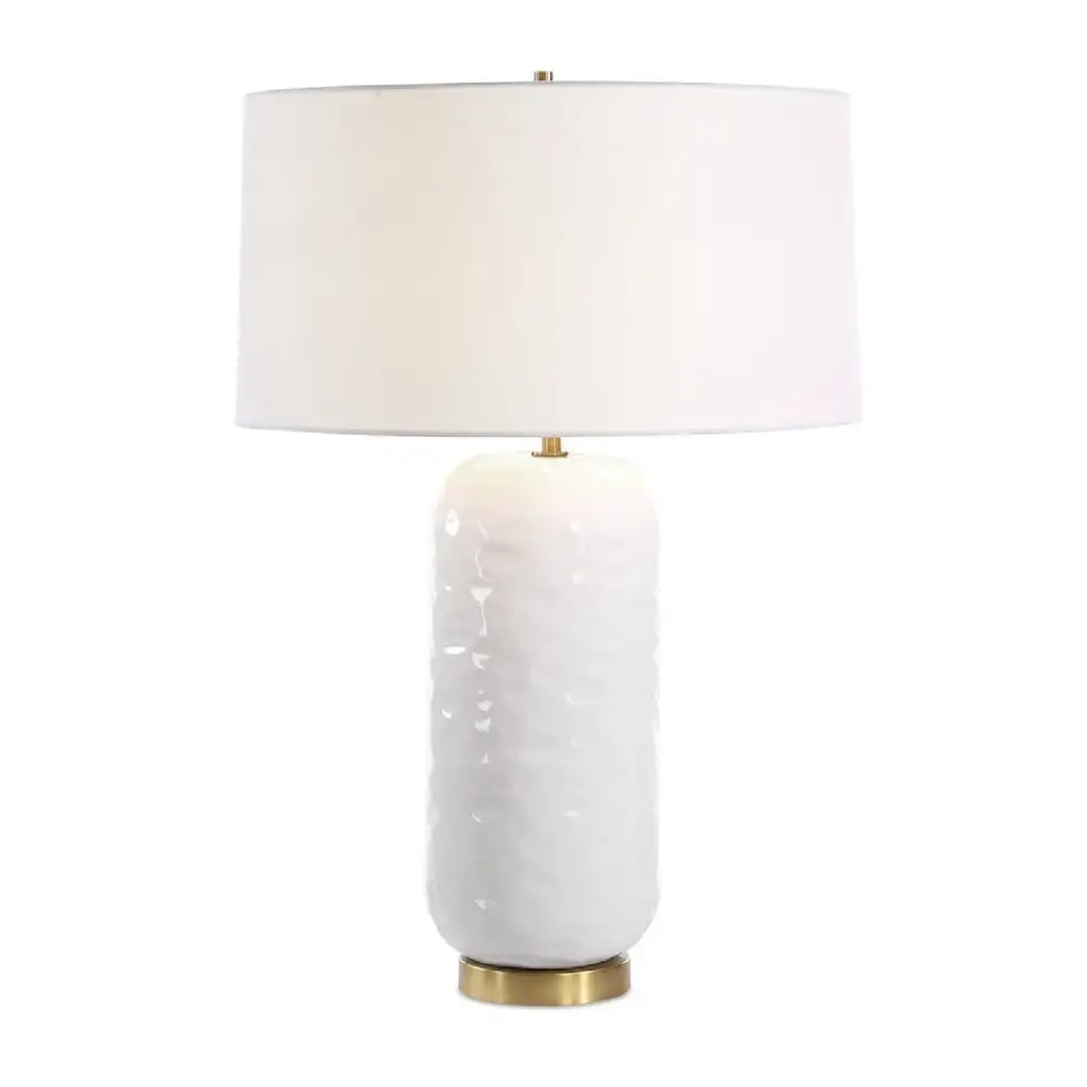 Linen Drum Table Lamp