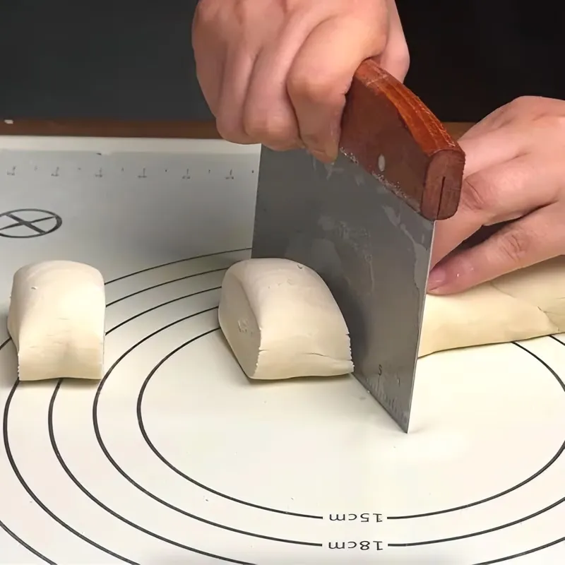 Wooden Handle Dough Cutter