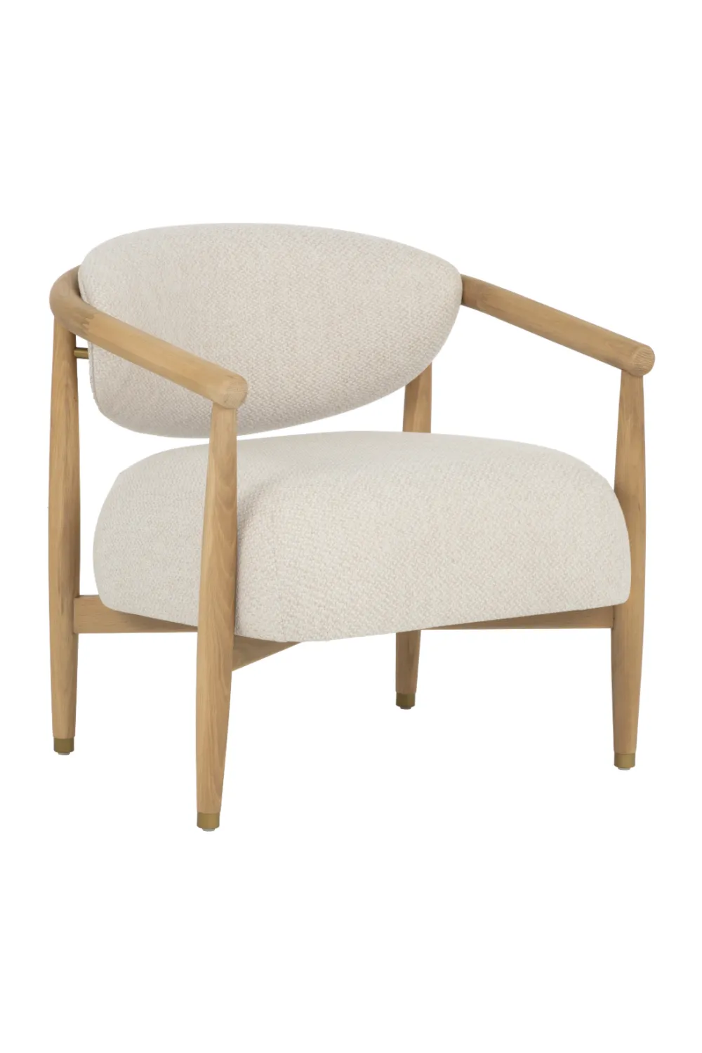 Textured Framed Lounge Chair