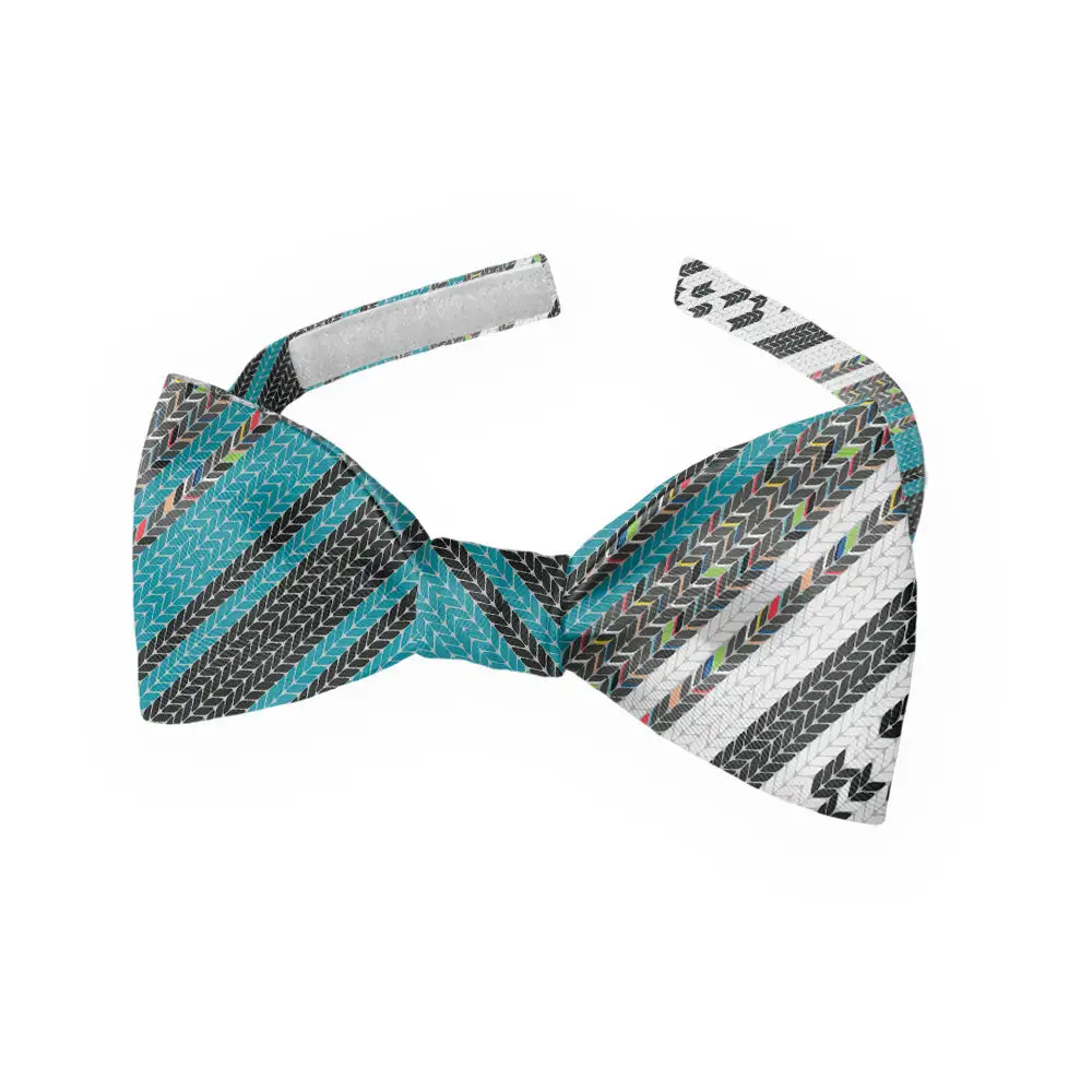 Serape Stripe Motif Bow Tie