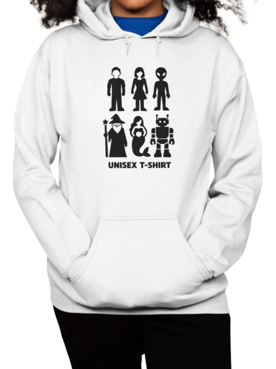 Cartoon Graphic Hoodie with Pocket