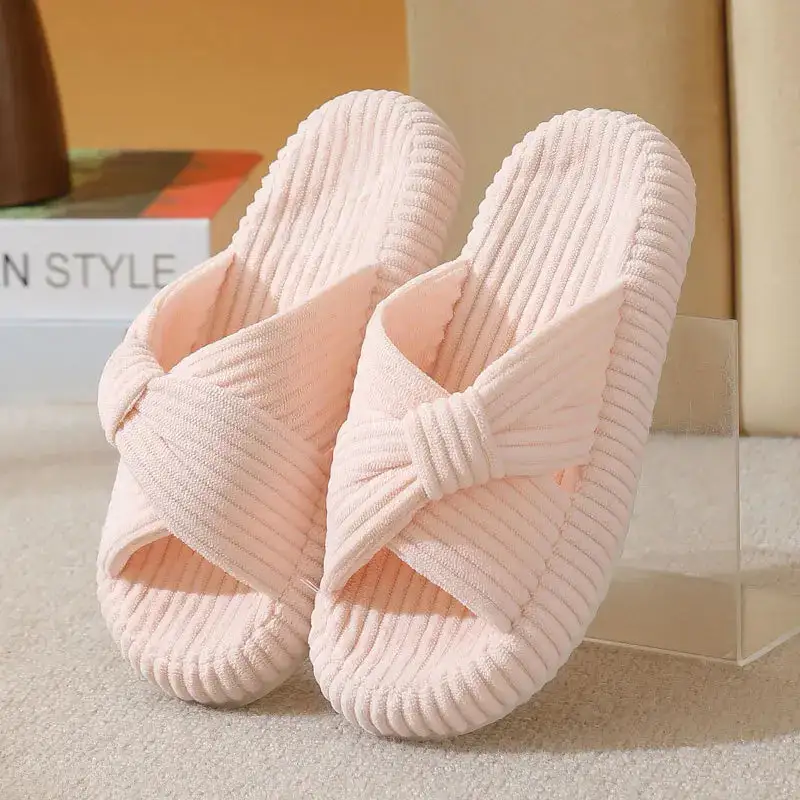 Soft Step Open Toe Lounge Slippers