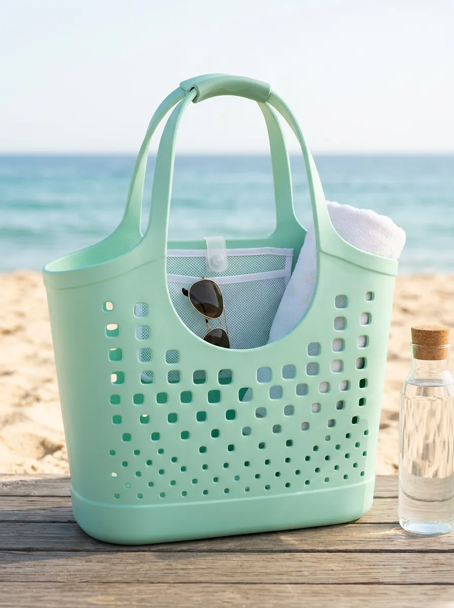 Summer Summer Perforated Beach Tote Bag