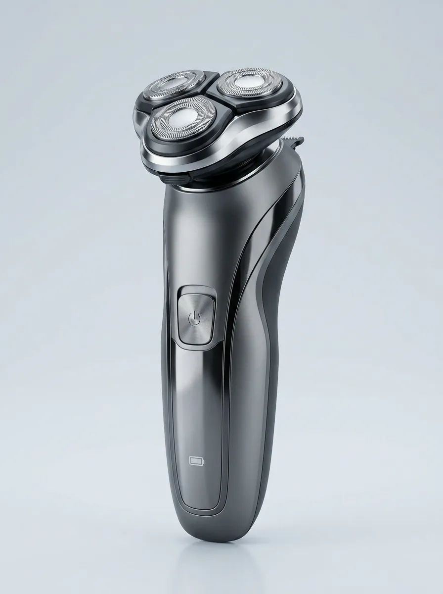 Rotary Triple-Head Electric Shaver for Home Grooming