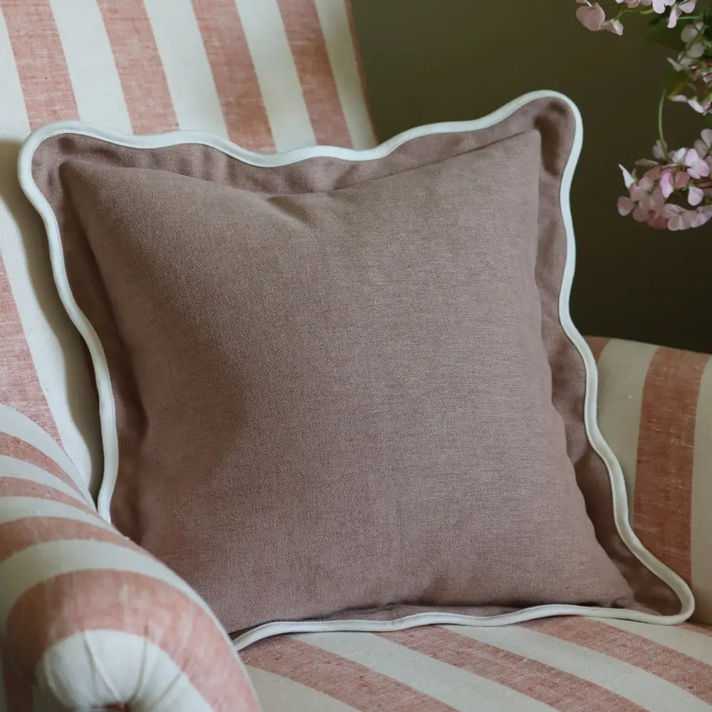 Curated Scalloped-Edge Accent Cushion
