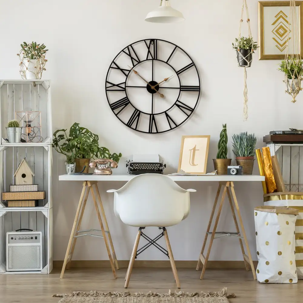 Oversized Wall Clock Roman
