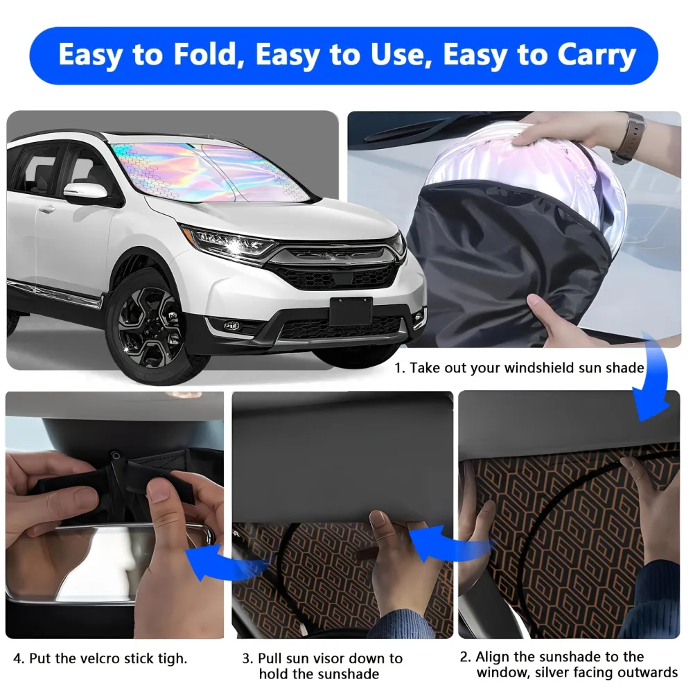 Holographic Car Windshield Sunshade