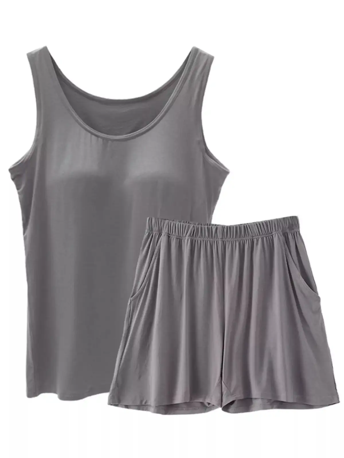 Refined Shorts Matching Set