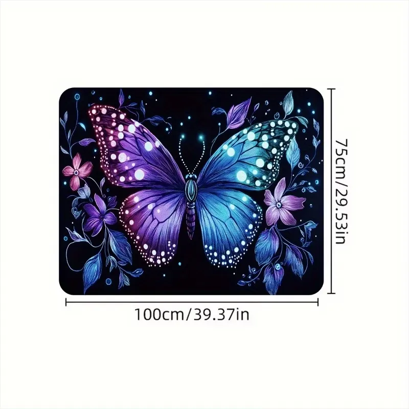 Butterfly Flower Car Trunk Mat