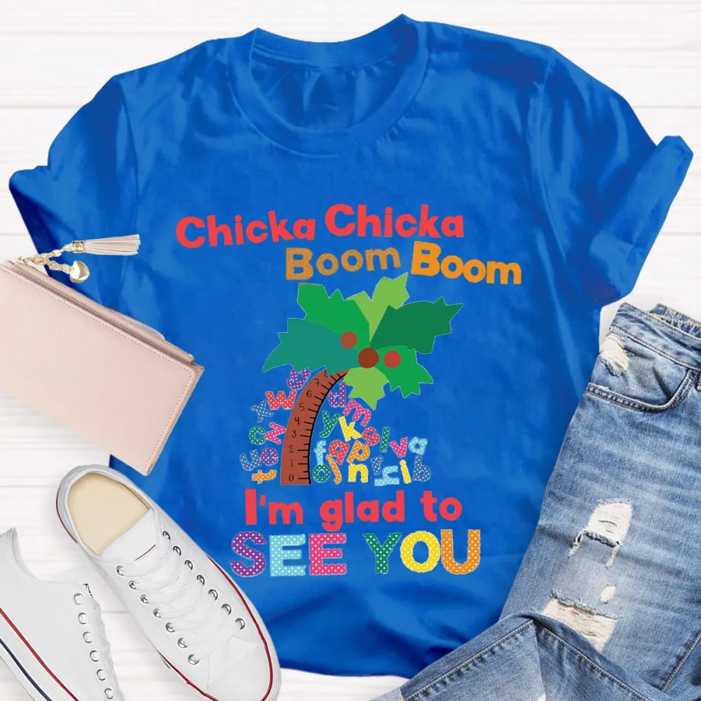 I'M Glad To See You Reading Teacher T-Shirt