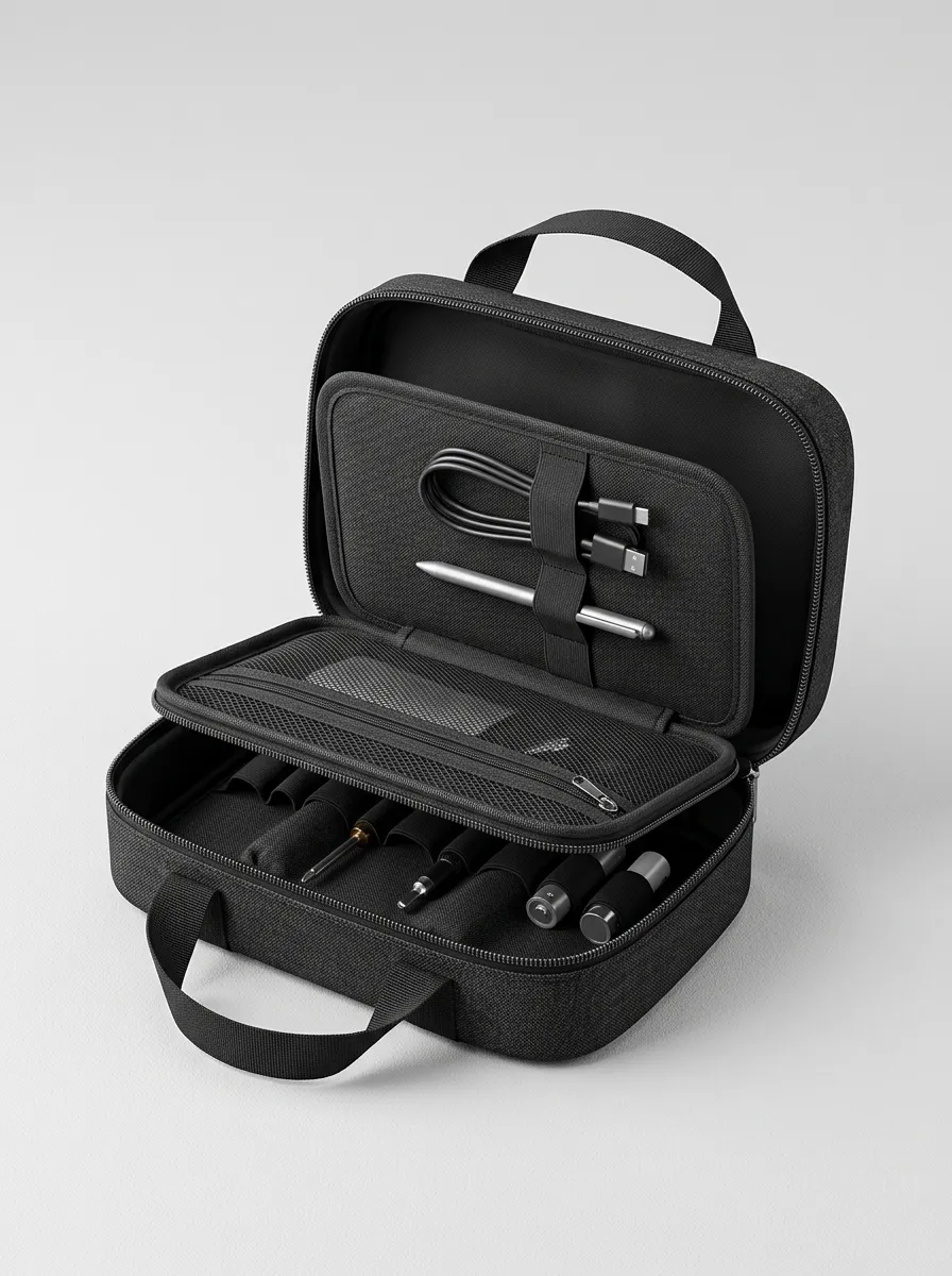 Multi-Slot Tech Organizer Bag