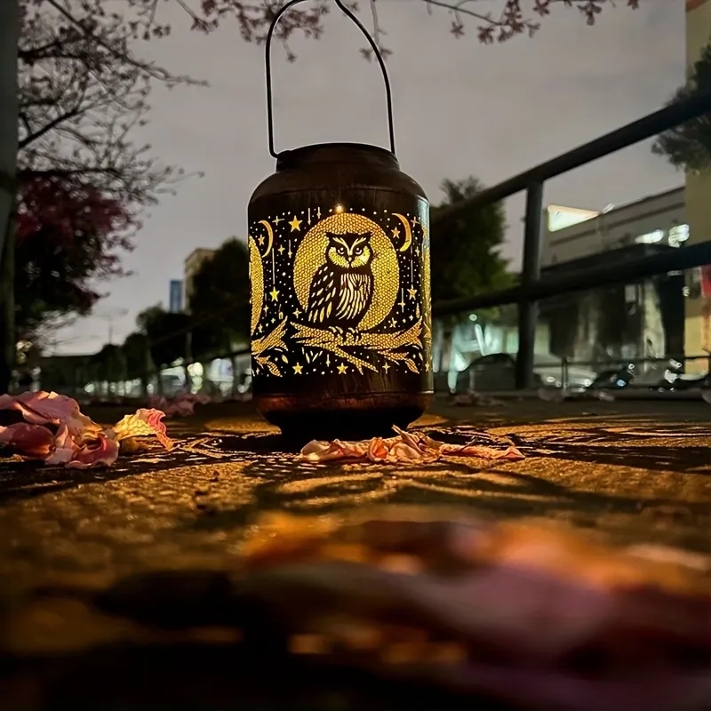 Owl Projection Lantern Light