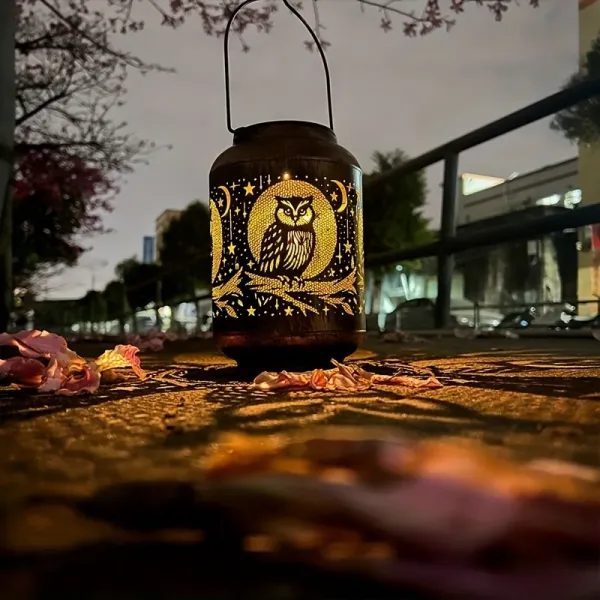 Owl Projection Lantern Light