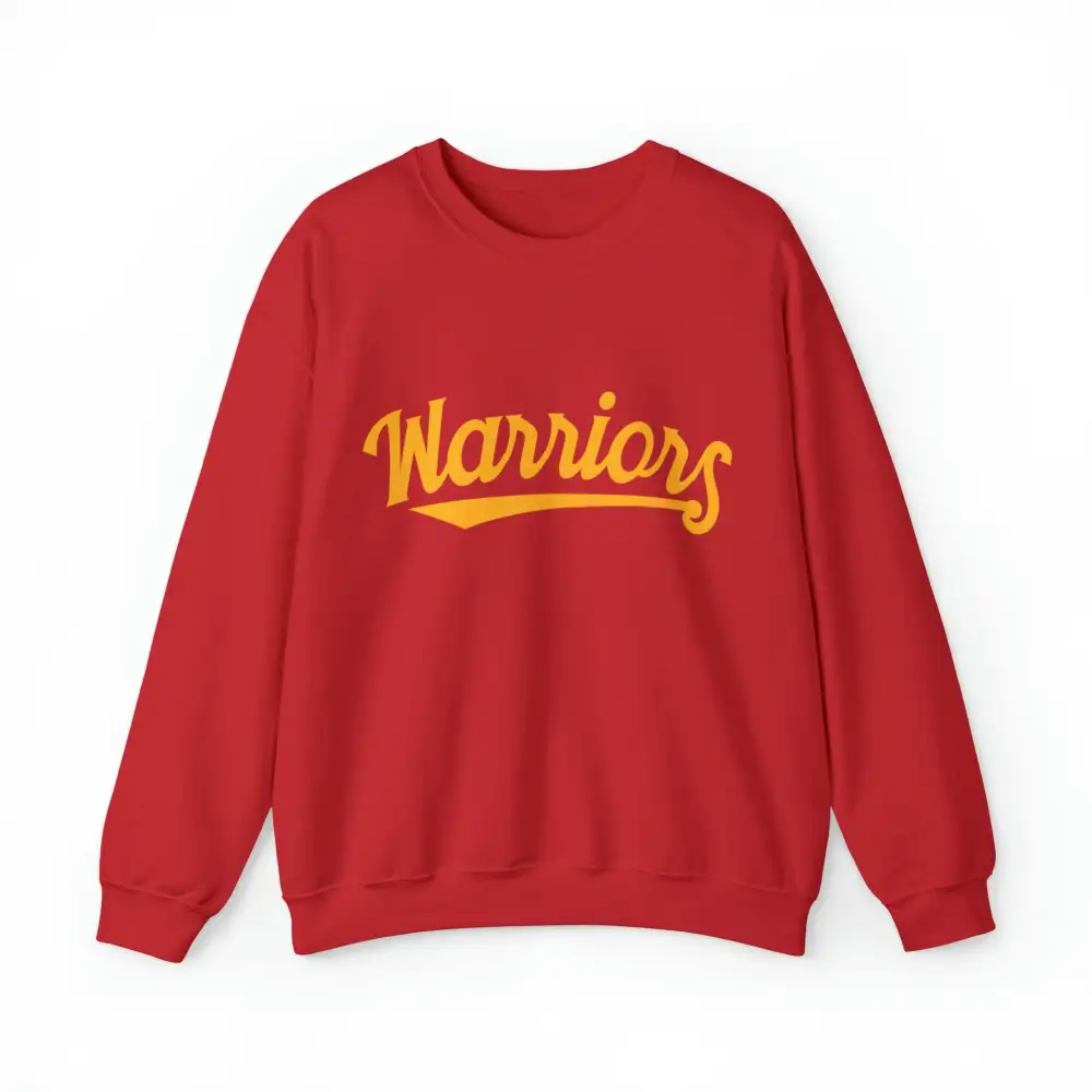 Script Blue Accent Gold Accent Team Graphic Crewneck Sweatshirt