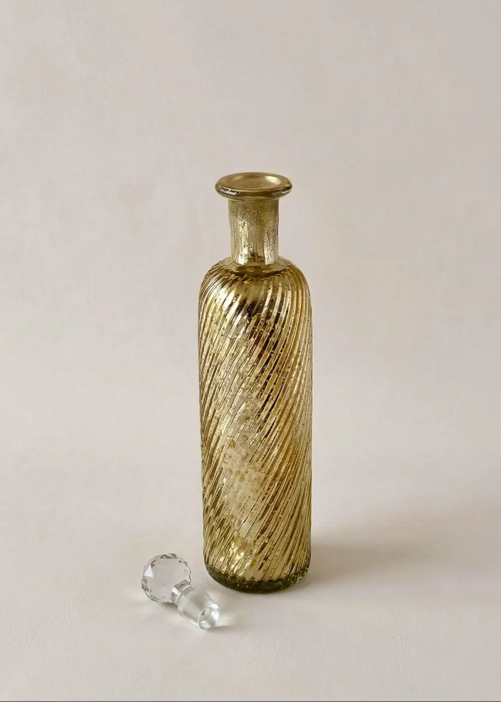 Rustic Glass Bottle Large