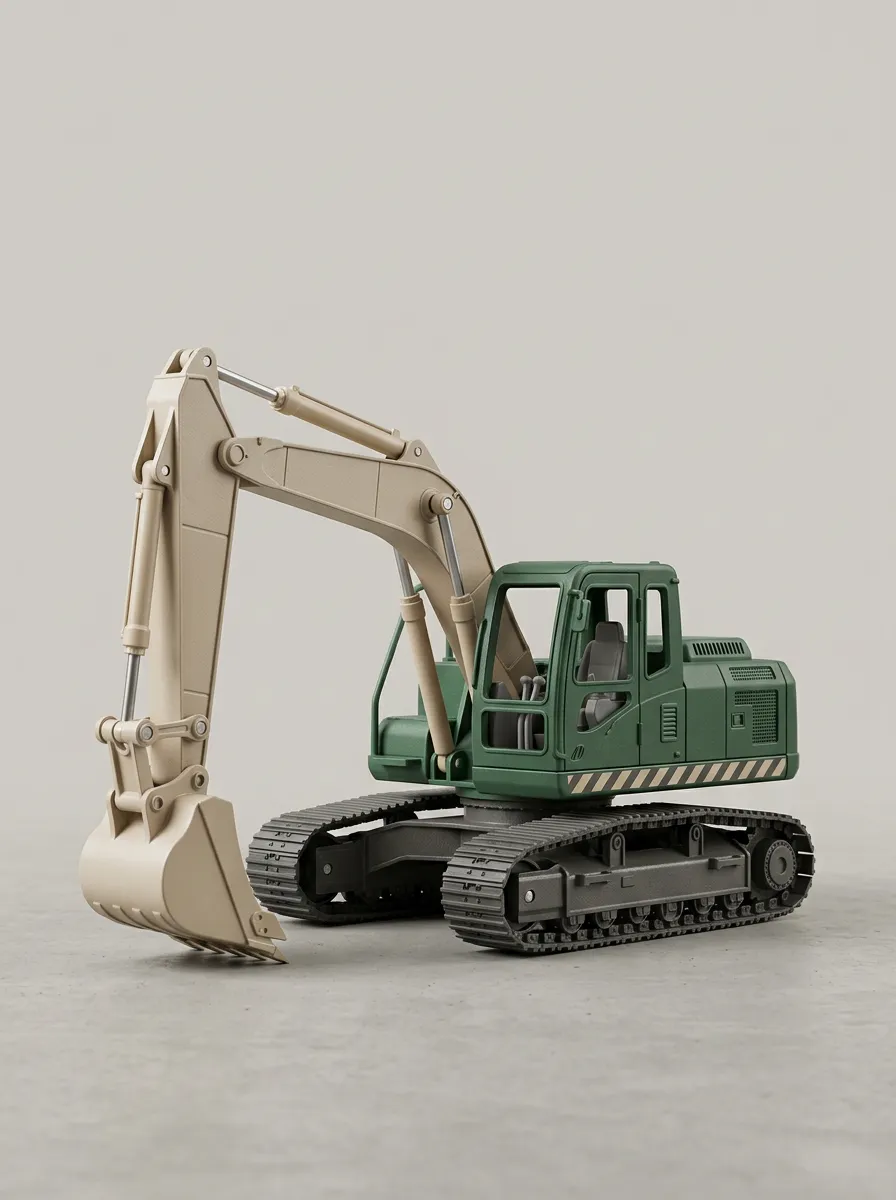 Playroom Construction Excavator Toy Model