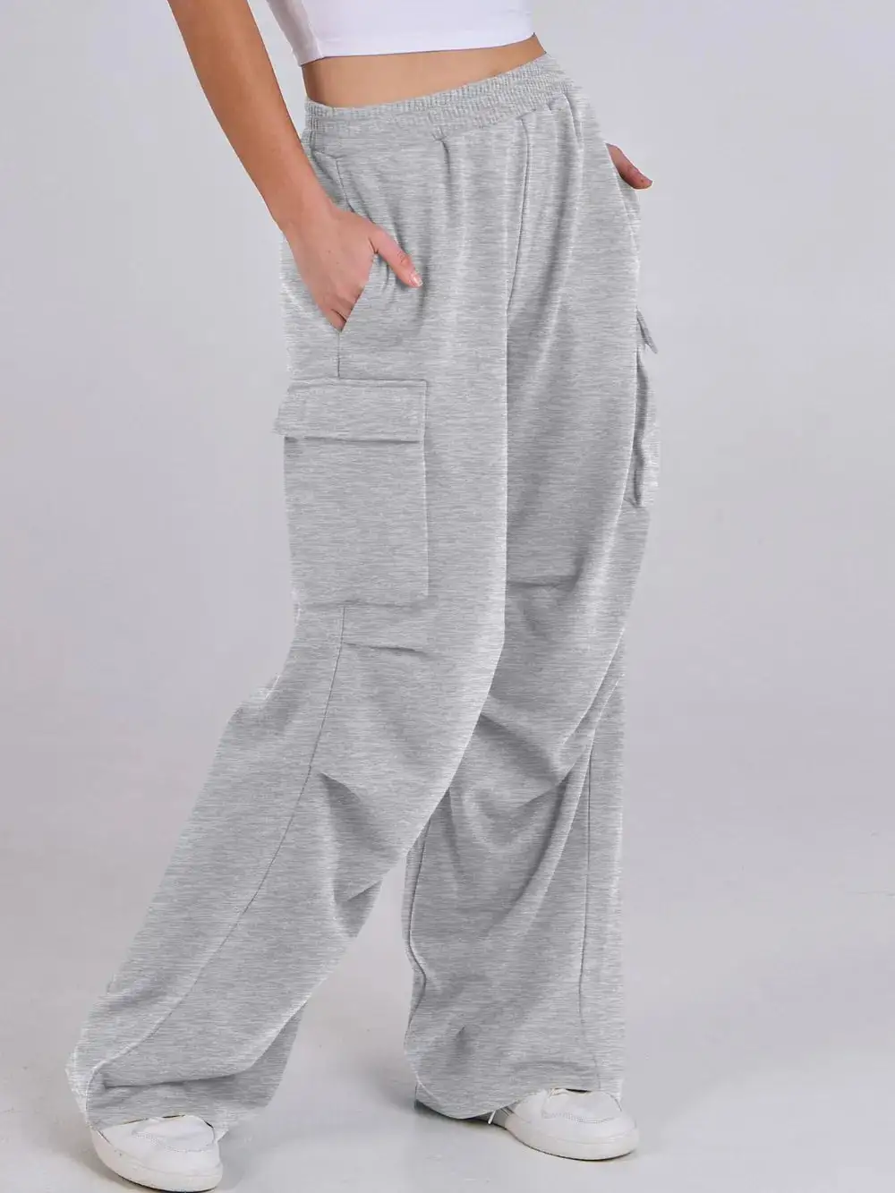 High Waist Wide Leg Pants