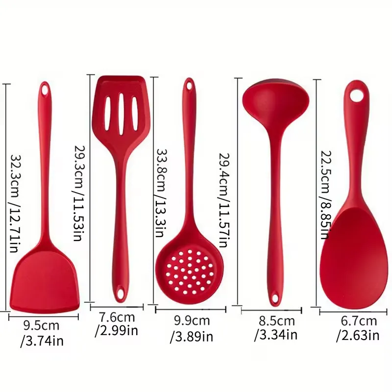 Heat-Resistant Silicone Utensil Set