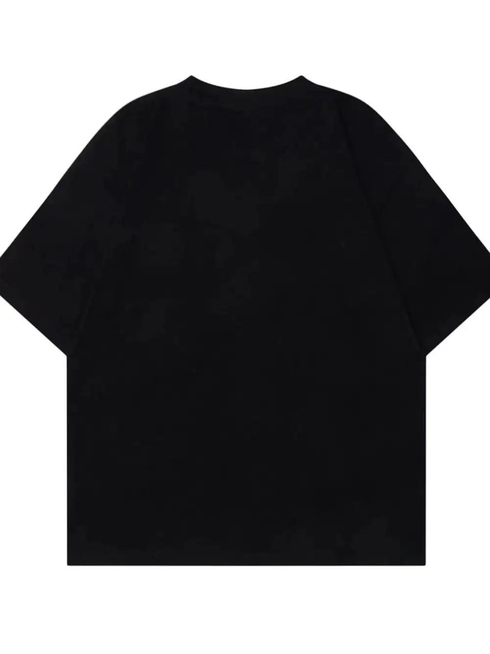 Woven Graphic Crew Neck Oversized Tee