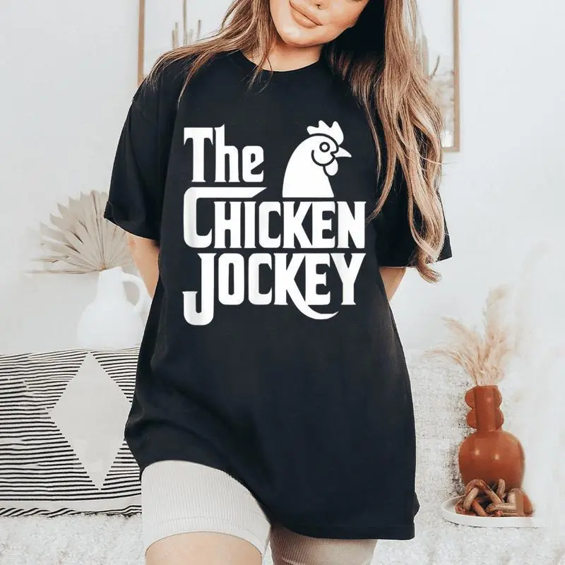The Chicken Jockey Women's Oversized Comfort T-Shirt