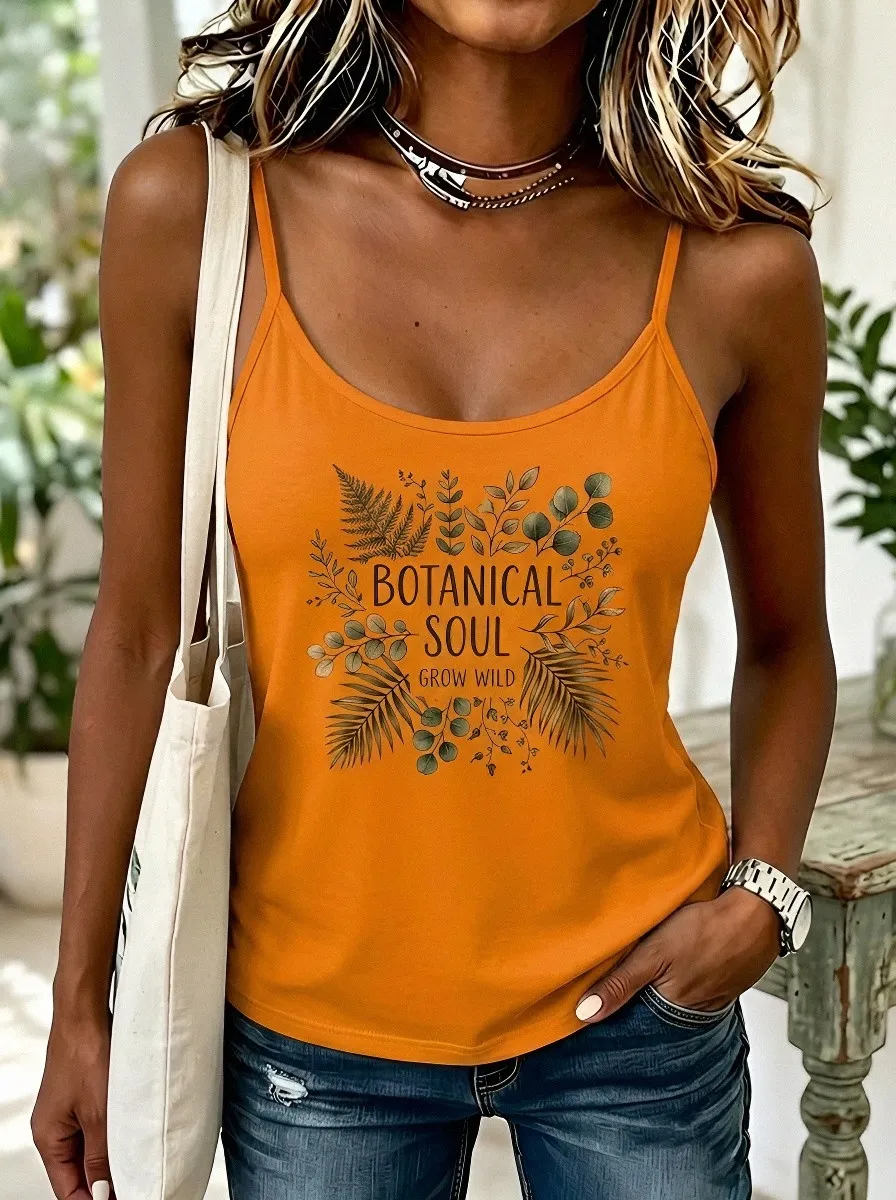 Botanical Soul Nature Tank Top Weekend