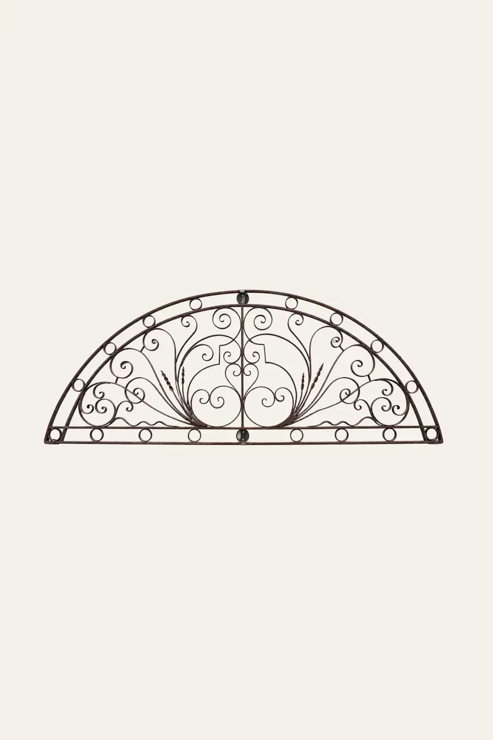 Crescent Iron Decorative Wall Grille