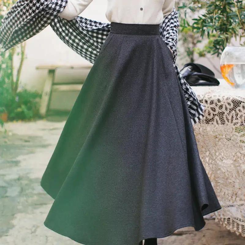 Comfortable Comfort Everyday Casual Polyester Skirt