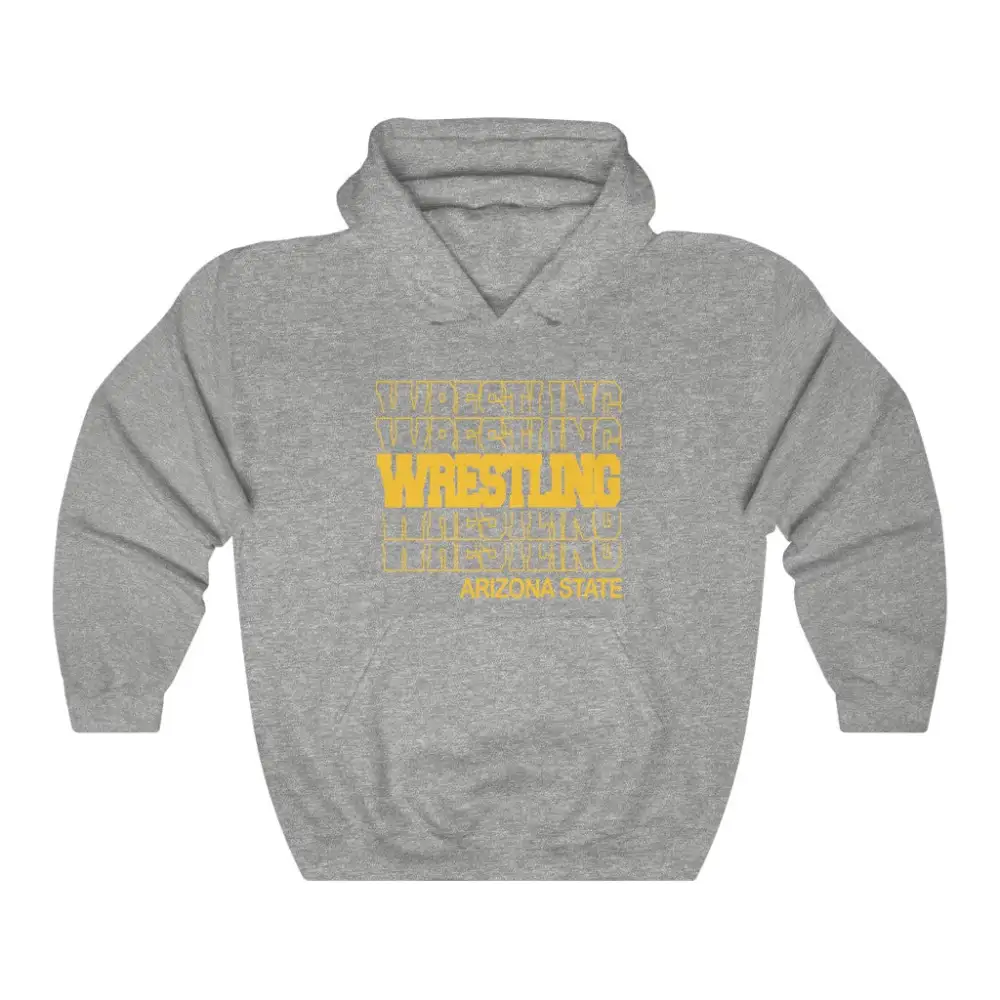 Everyday Modern Stacked Wrestling Graphic Pullover Hoodie