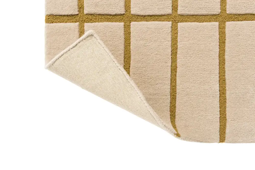 Wool Tufted Geometric Relaxed Area Rug