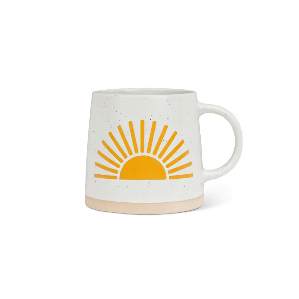 Wide Base Stoneware Mug