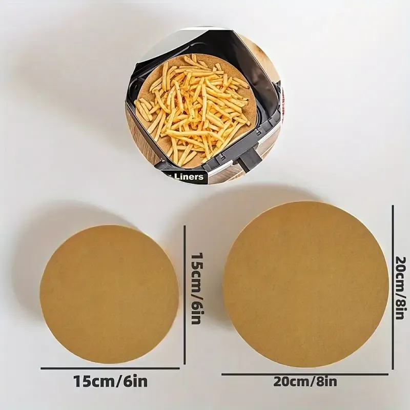 Stick Round Parchment Papers
