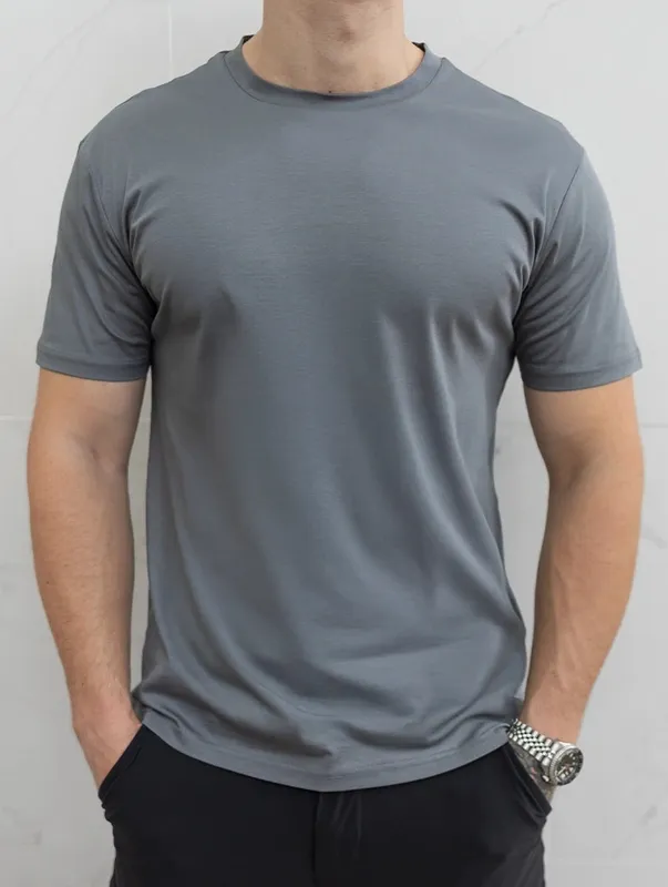 Dark Grey Clean Fit T-Shirt