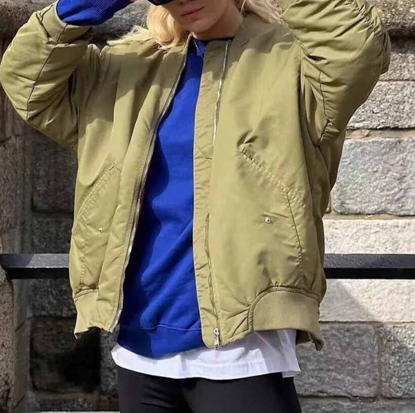 Classic Oversized Bomber Jacket