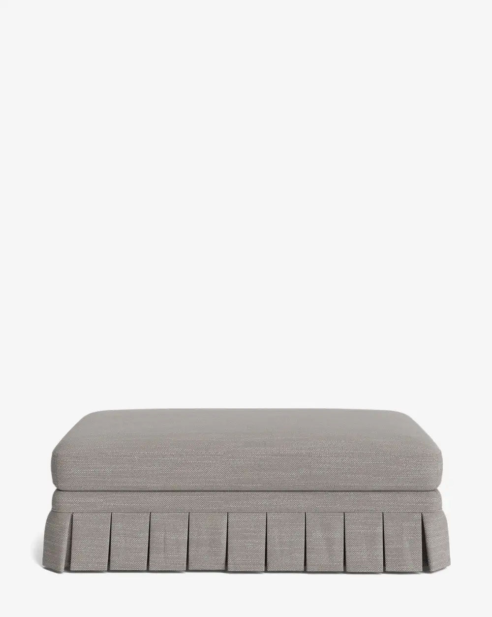 Everyday Pleated Ottoman